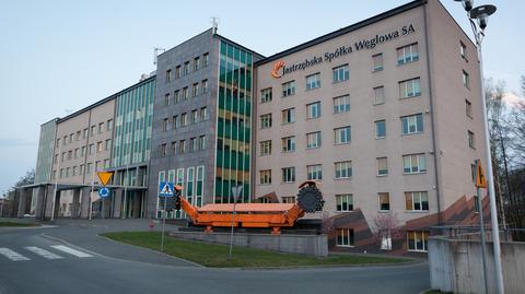 Protest związkowców JSW w Warszawie