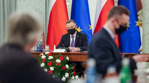 Marek Goliszewski po spotkaniu w Pałacu Prezydenckim