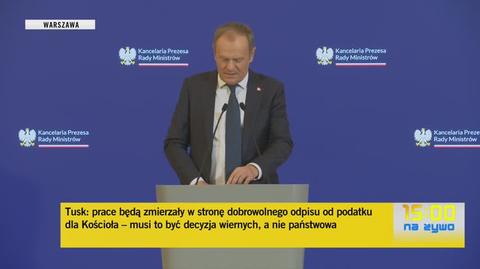 Tusk o nowej ustawie okołobudżetowej