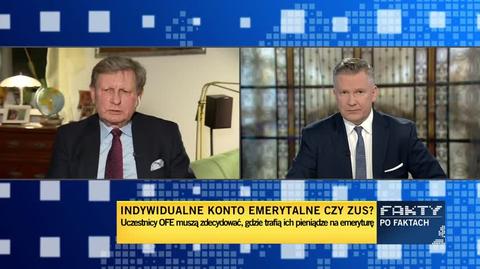 Balcerowicz: pierwsza reforma OFE to był fatalny ruch