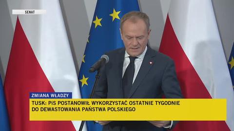 Donald Tusk o atomowym sporze