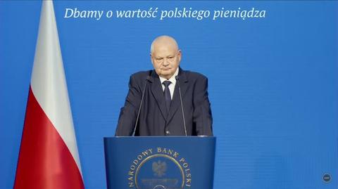 Adam Glapiński o stopach procentowych (wypowiedź z 7 marca 2024)