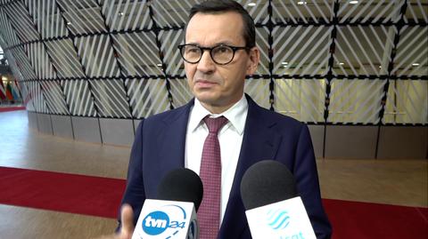 Premier Morawiecki o limicie cenowym za gaz i ETS-ie