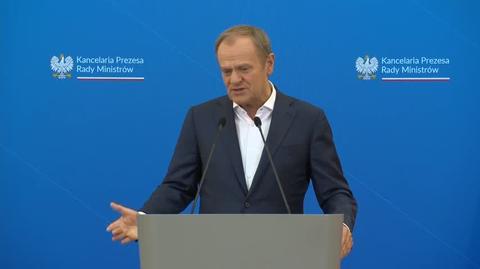 Donald Tusk o kursie złotego