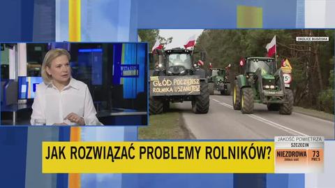 Protest rolników, zamknięcie granic. Komentuje Monika Piątkowska