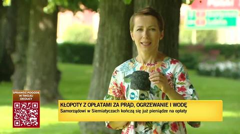 Siemiatyczom kończą się pieniądze na opłaty (wideo z 22 lipca)