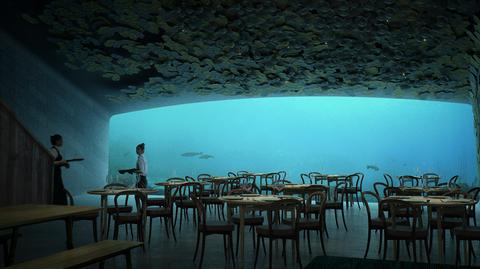 Pierwsza restauracja na dnie morza w Europie. Niesamowity projekt