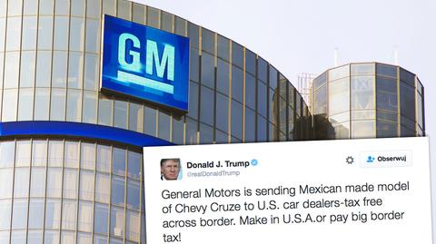 Trump zaatakował General Motors
