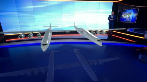 Największy samolot świata wylądował w studiu TVN24 BiS