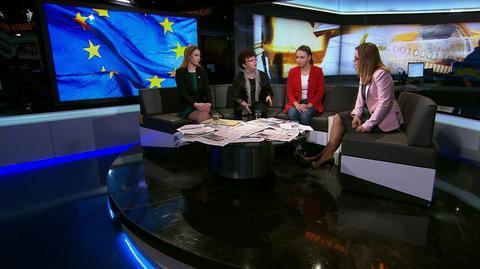 Polsko-polski spór w UE. Debata Kobiet w TVN24 BiS