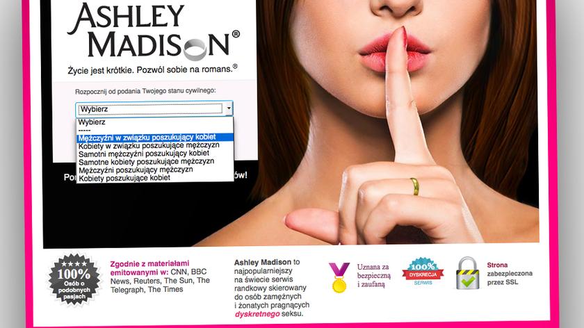 Hakerzy zaatakowali AshleyMadison.com. Wyciekły dane miliona osób