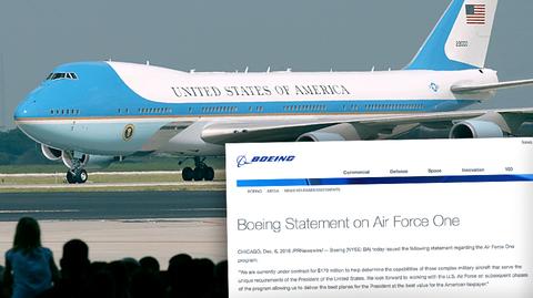 Trump żąda zerwania kontraktu na nowy Air Force One 