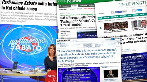 "Po porodzie zachowują swoją figurę". Awantura o seksizm we włoskim talk-show.