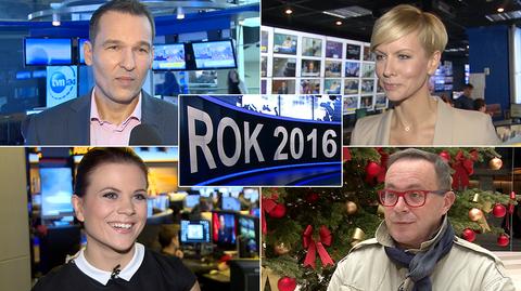 Dziennikarze TVN o 2016 roku - część I