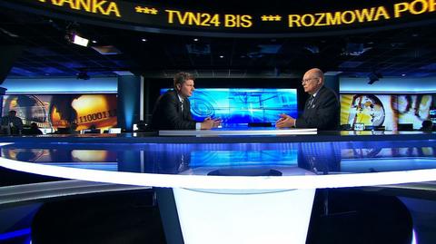 Gościem "Rozmowy Poranka" w TVN24 BiS był senator Marek Borowski