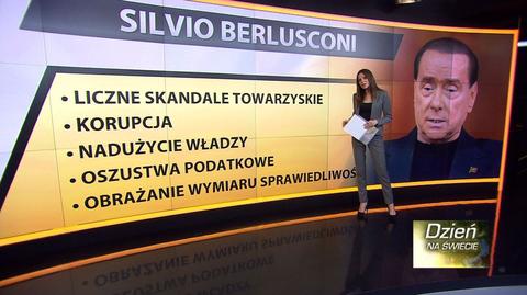 Silvio Berlusconi skazany. Historia nadużyć włoskiego premiera