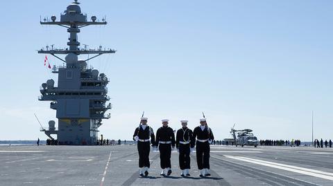 Maciej Kucharczyk o amerykańskim lotniskowcu USS Gerald R. Ford