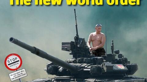 Okładka tygodnika "The Economist", na którek Władimir Putin wprowadza "nowy porządek świata" 