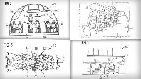 Pasażerowie jeden nad drugim. Airbus i nowy patent