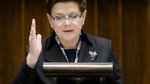 Kryzys migracyjny w exposé premier Szydło: "Będziemy aktywni i asertywni"