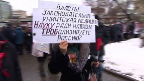 Mieszkańcy Moskwy wychodzą na ulicę. Przeciwko gospodarczym reformom