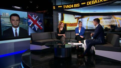 Polacy na Wyspach Brytyjskich po Brexicie. Debata Młodych w TVN24 BiS
