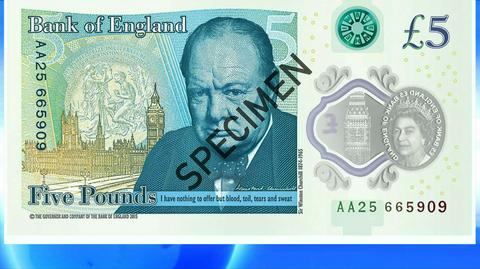 Wielka Brytania wprowadza plastikowe banknoty