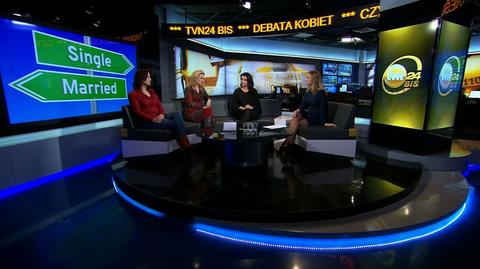 Stara panna czy singielka? Debata Kobiet w TVN24BiS