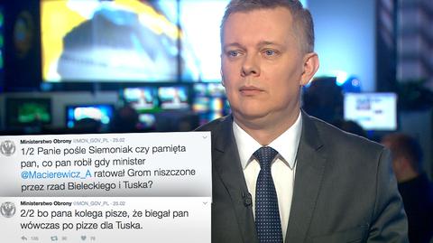 Siemoniak: to nieprawda, że dostarczałem pizzę Tuskowi