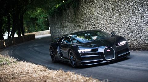 Bugatti Chiron na Festivalu Prędkości w Goodwood