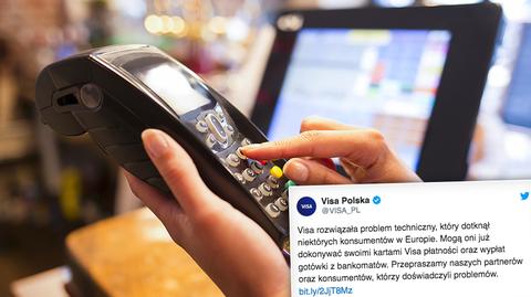 Visa rozwiązała problem techniczny