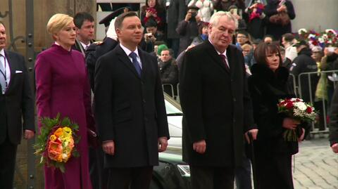 Prezydent Andrzej Duda złożył wizytę w Czechach