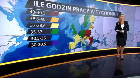 Ile godzin w tygodniu pracują Europejczycy? 