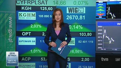 Ceny akcji "Bogdanki" wzrastają (TVN CNBC)