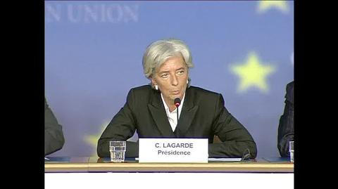 Christiane Large, minister finansów Francji, przewodnicząca ECOFIN