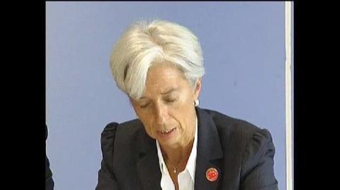 Christine Lagarde, francuska minister finansów: będziemy walczyć z bonusami/TVN CNBC Biznes