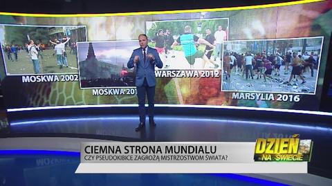 Ciemna strona mundialu. Czy pseudokibice zagrożą mistrzostwom świata? 