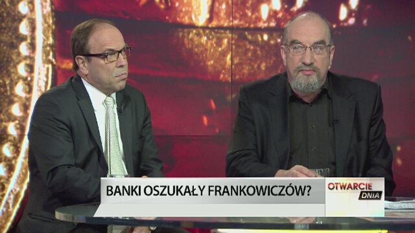 Czy banki w ogóle miały franki? Gorąca dyskusja w TVN24 Biznes i Świat
