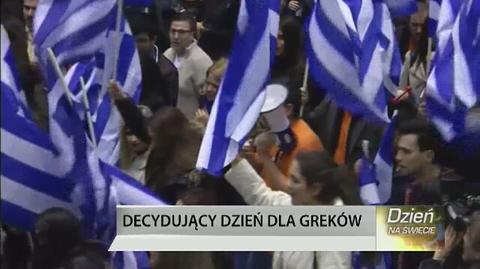 Decydujący dzień dla Greków