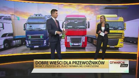 Dobre wieści dla przewoźników