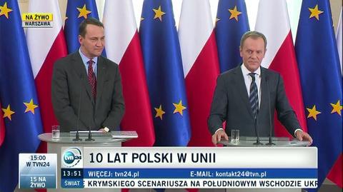 Donald Tusk: emerytura mojej żony to mniej więcej 2-3 złote miesięcznie 