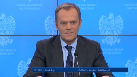 Donald Tusk: sankcje mogą mieć wpływ na decyzję Rosji