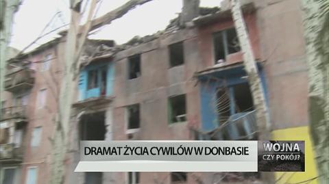 Dramat życia cywilów w Donbasie