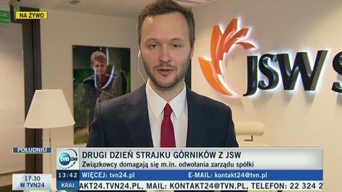 Drugi dzień strajku górników z JSW