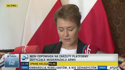 Dyrektora Centrum Operacyjnego MON Beata Perkowska o śmigłowcach dla polskiej armii 
