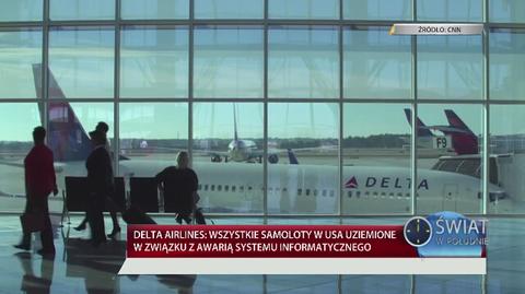 Ekspert o uziemieniu Delta Air Lines: jedna z największych awarii w historii 