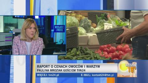 Ekspertka: warzywa i owoce będą tanieć