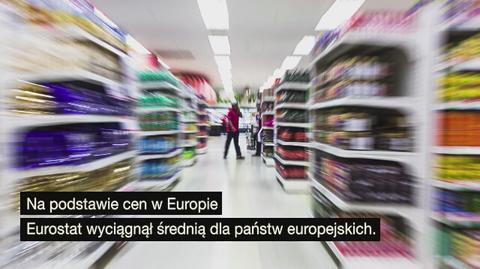 Eurostat: średnie ceny w Europie, Polska tańsza niż Niemcy 