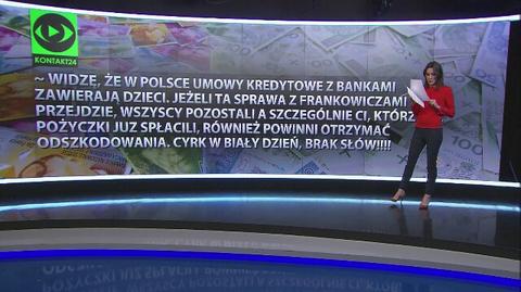 Frankowicze powinni otrzymać pomoc? "Obowiązek państwa", "Cyrk w biały dzień"