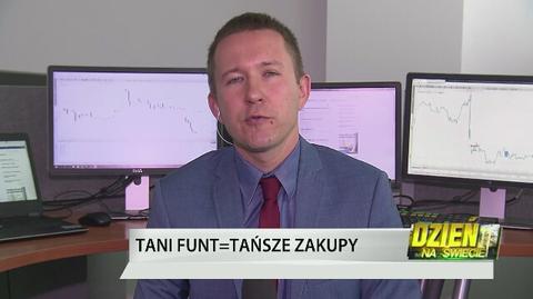 Funt szterling coraz tańszy